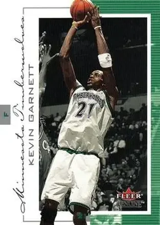 2000-01 Fleer Genuine #53 - Kevin Garnett - Minnesota Timberwolves