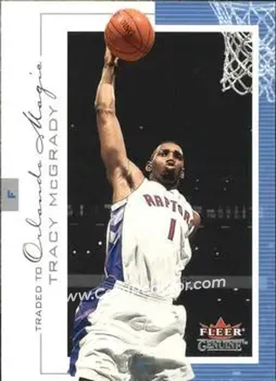 2000-01 Fleer Genuine #57 - Tracy McGrady - Orlando Magic