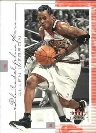 2000-01 Fleer Genuine #60 - Allen Iverson - Philadelphia 76ers