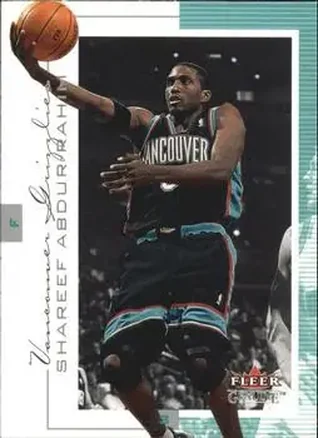 2000-01 Fleer Genuine #73 - Shareef Abdur-Rahim - Vancouver Grizzlies