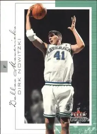 2000-01 Fleer Genuine #78 - Dirk Nowitzki - Dallas Mavericks