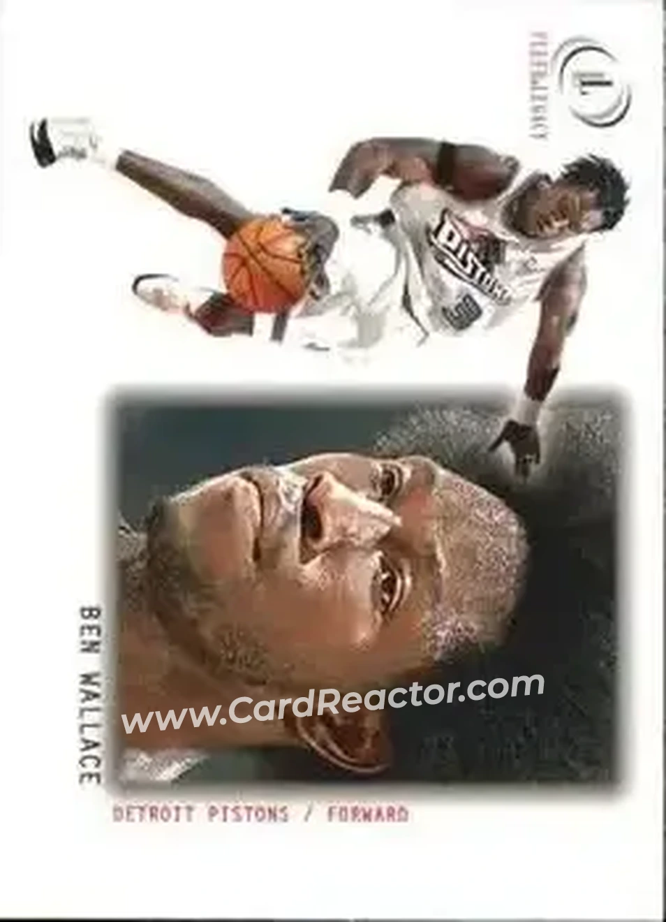 2000-01 Fleer Legacy #30 - Ben Wallace - Detroit Pistons