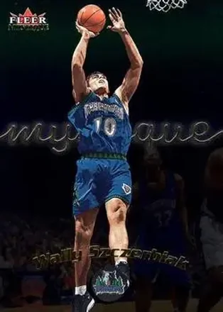 2000-01 Fleer Mystique #50 - Wally Szczerbiak - Minnesota Timberwolves