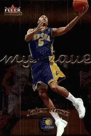 2000-01 Fleer Mystique #56 - Jalen Rose - Indiana Pacers