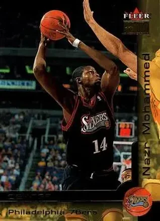 2000-01 Fleer Premium #30 - Nazr Mohammed - Philadelphia 76ers