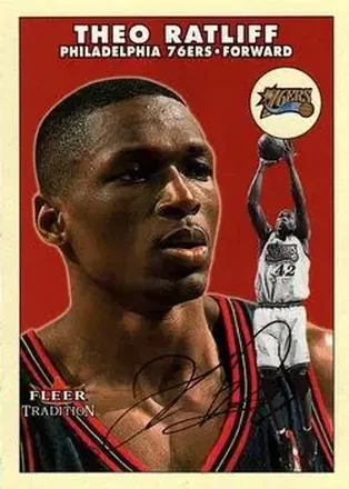 2000-01 Fleer Tradition Glossy #19 - Theo Ratliff - Philadelphia 76ers