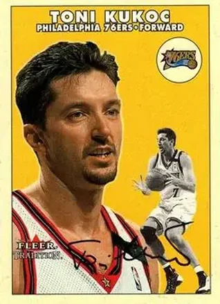 2000-01 Fleer Tradition Glossy #25 - Toni Kukoc - Philadelphia 76ers