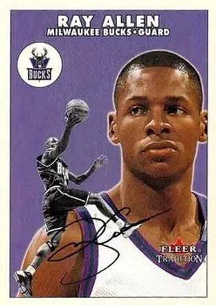 2000-01 Fleer Tradition Glossy #27 - Ray Allen - Milwaukee Bucks