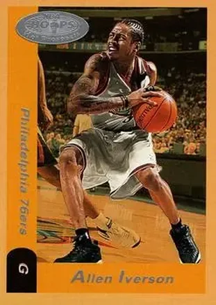 2000-01 Hoops Hot Prospects #18 - Allen Iverson - Philadelphia 76ers