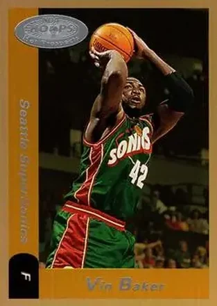 2000-01 Hoops Hot Prospects #32 - Vin Baker - Seattle SuperSonics