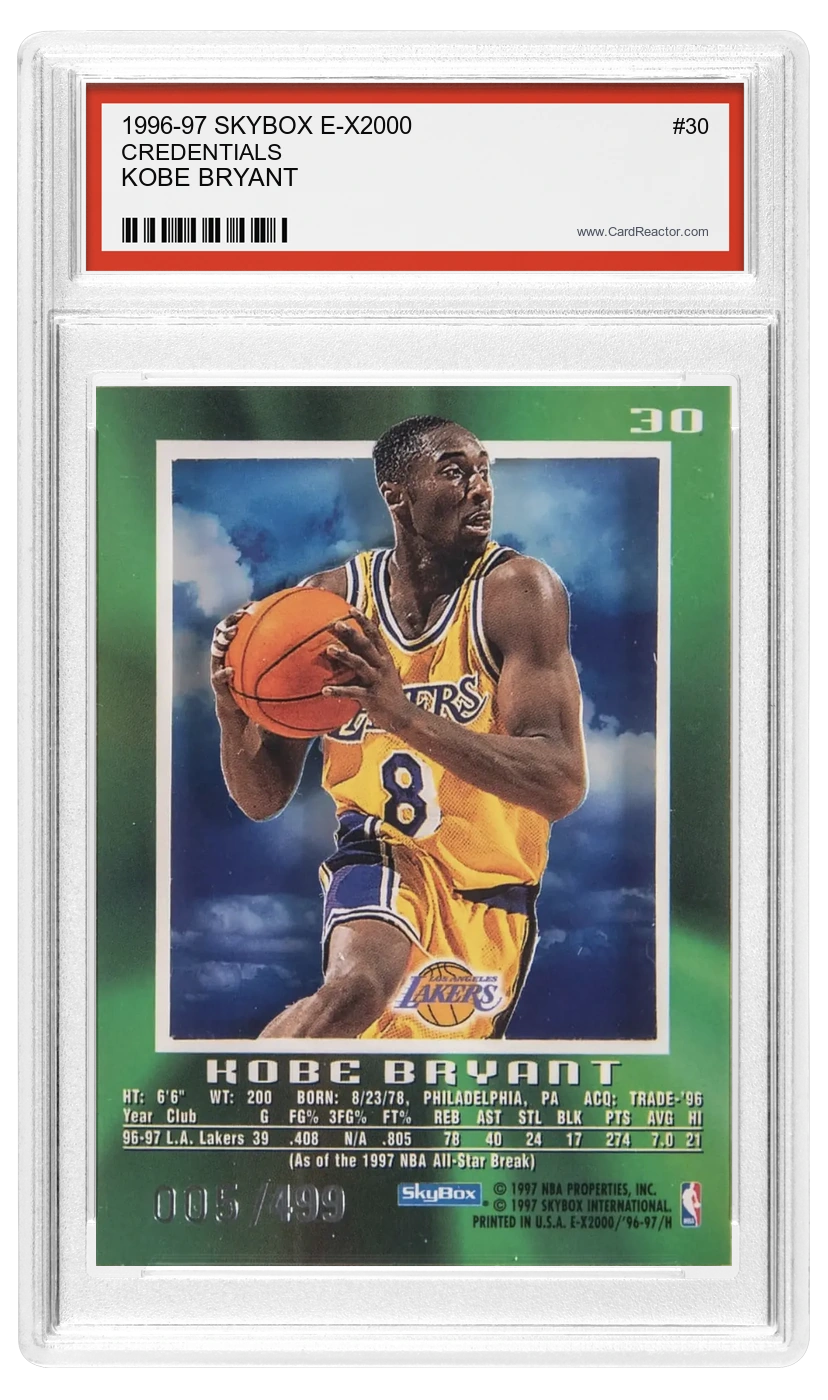 Kobe Bryant 뒷면