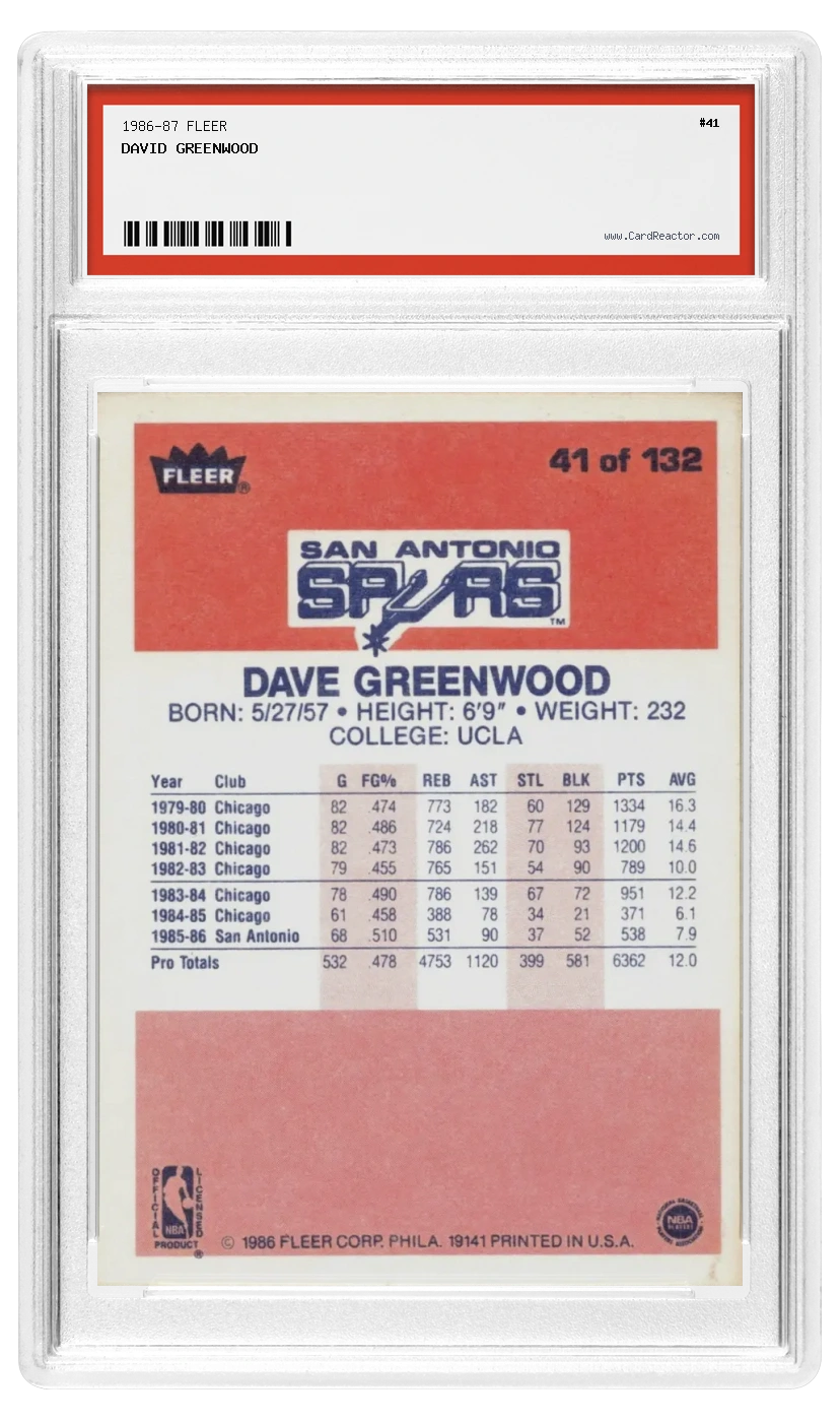 David Greenwood back