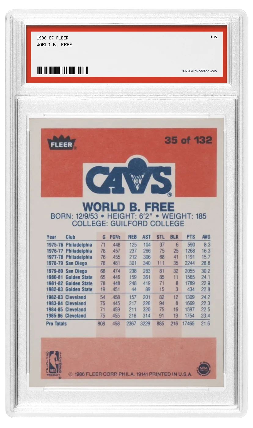World B. Free Rückseite