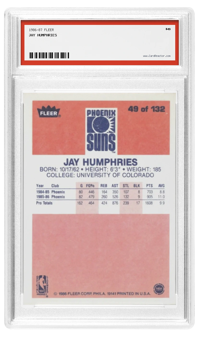 Jay Humphries back