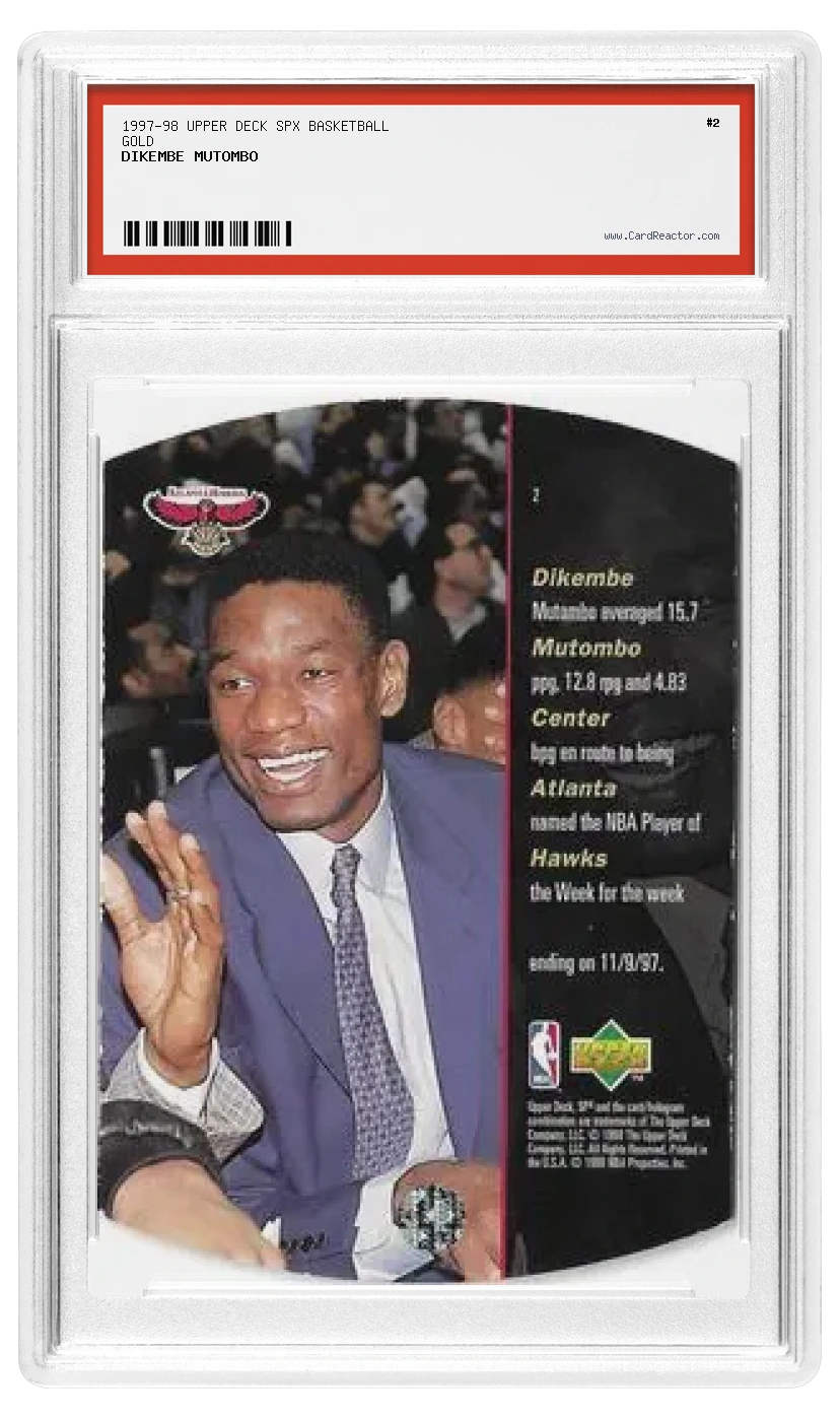 Verso de Dikembe Mutombo