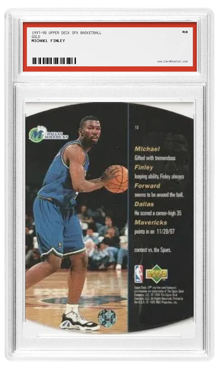 Achterkant van Michael Finley