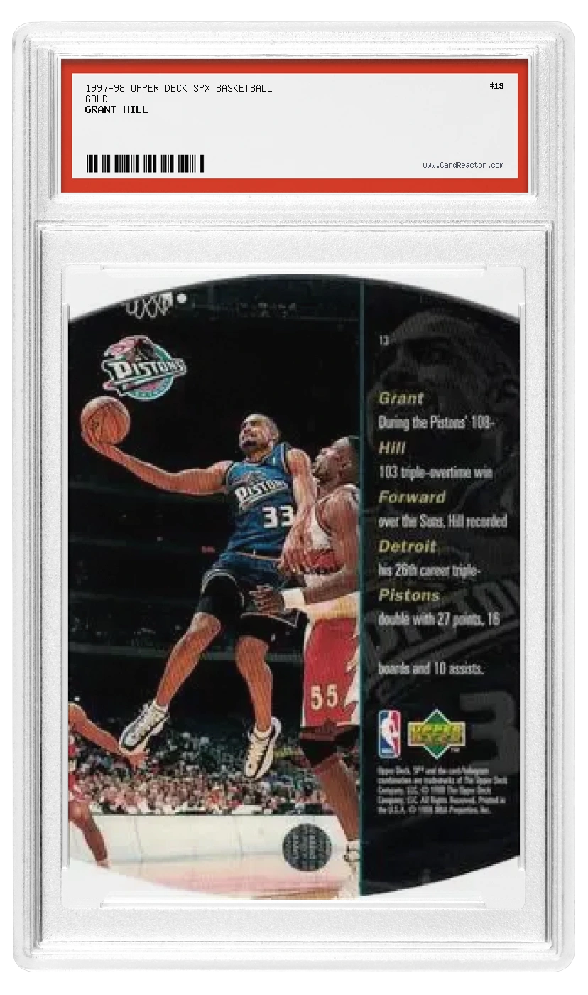 Grant Hill 뒷면