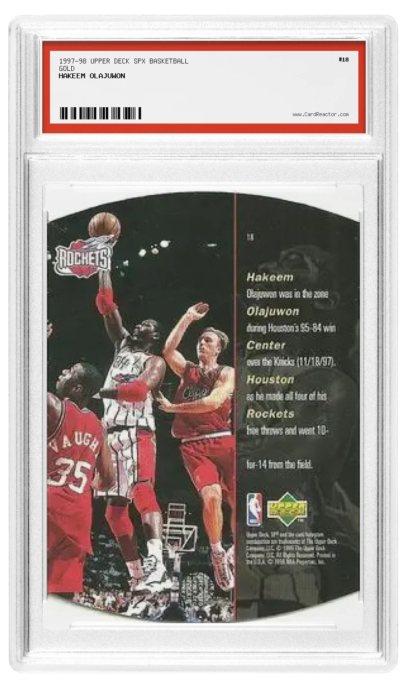 Verso de Hakeem Olajuwon