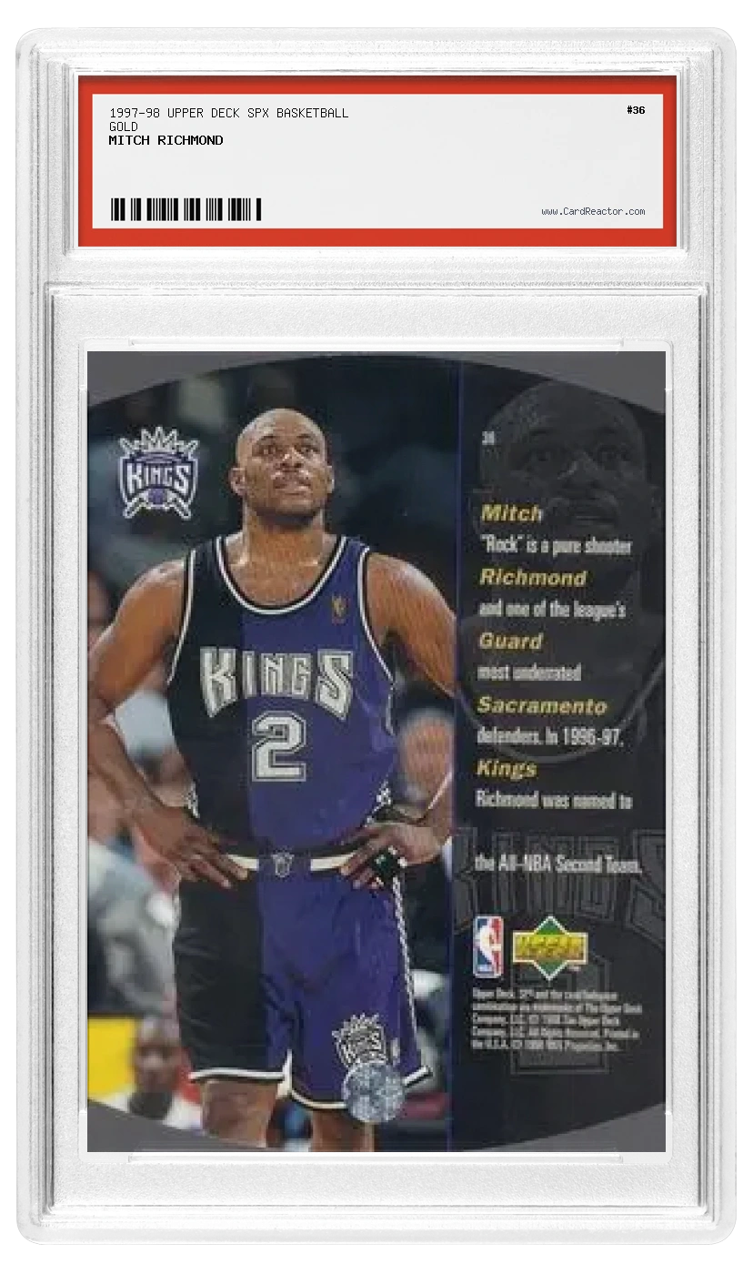 Mitch Richmond Rückseite