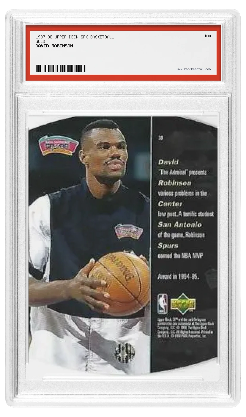 David Robinson 뒷면