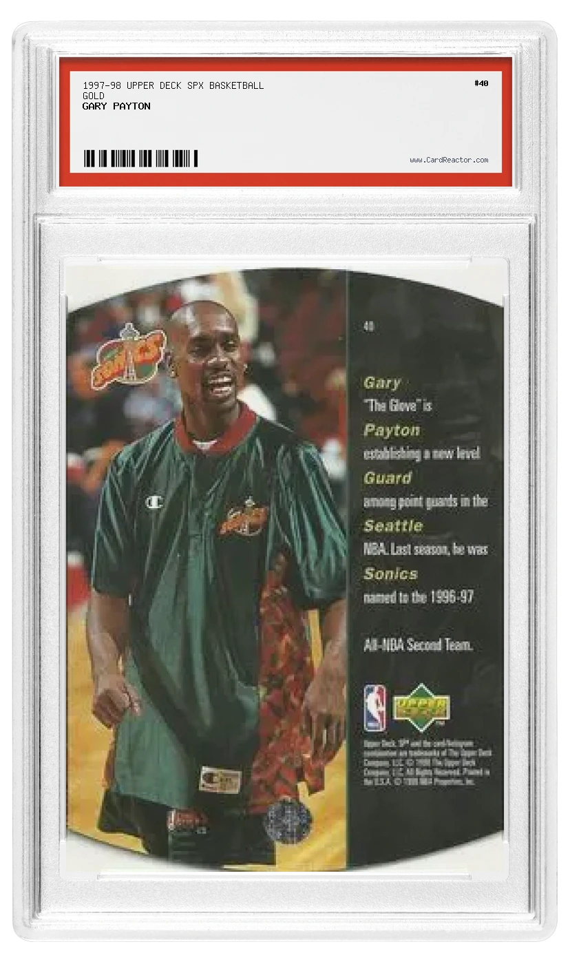 Gary Payton 背面