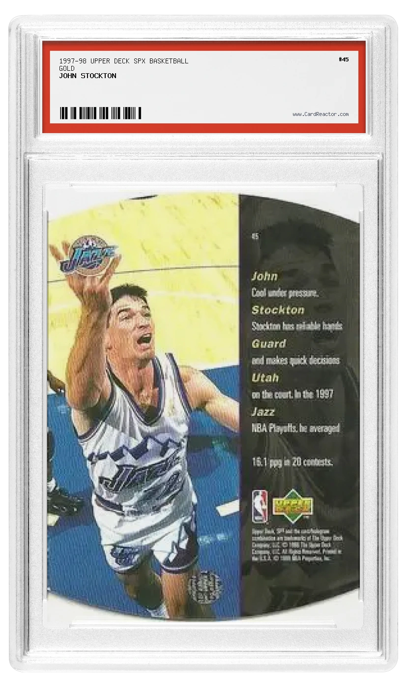 John Stockton Rückseite