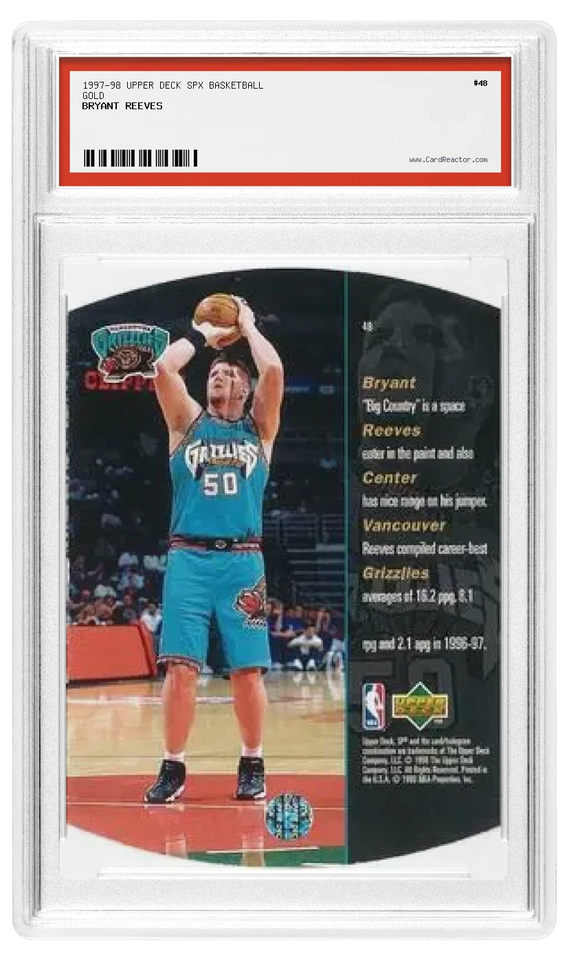 Reverso de Bryant Reeves