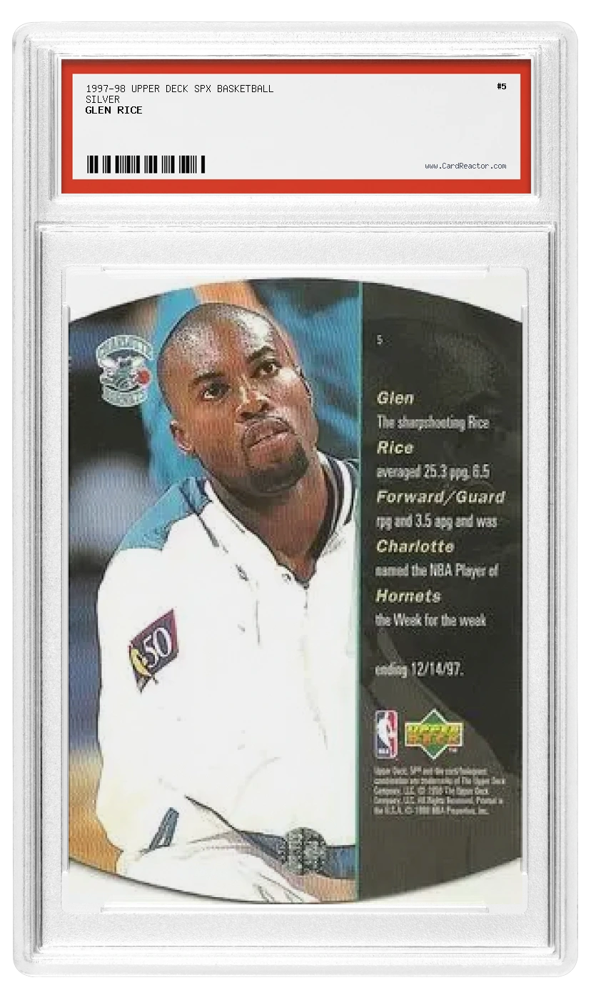 Glen Rice Rückseite