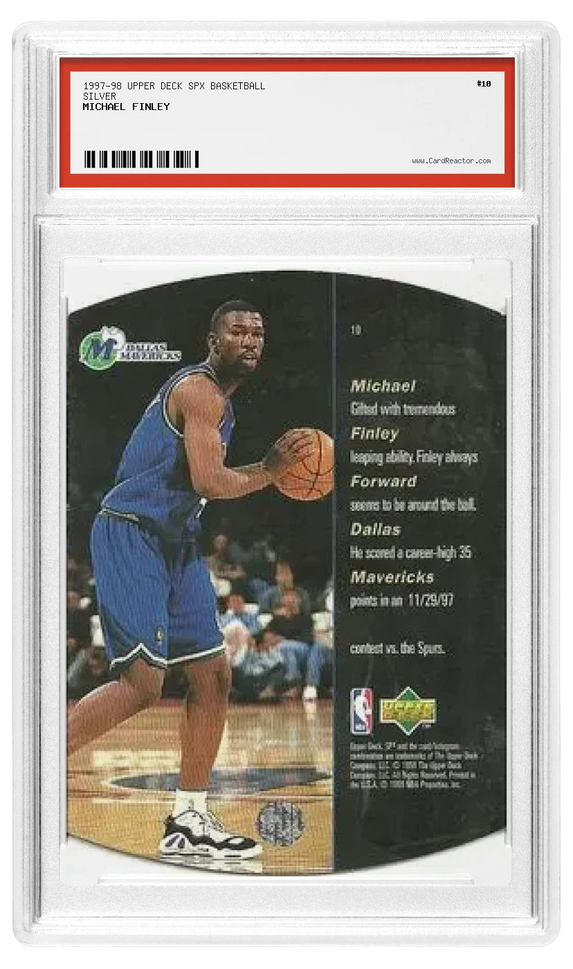 Achterkant van Michael Finley