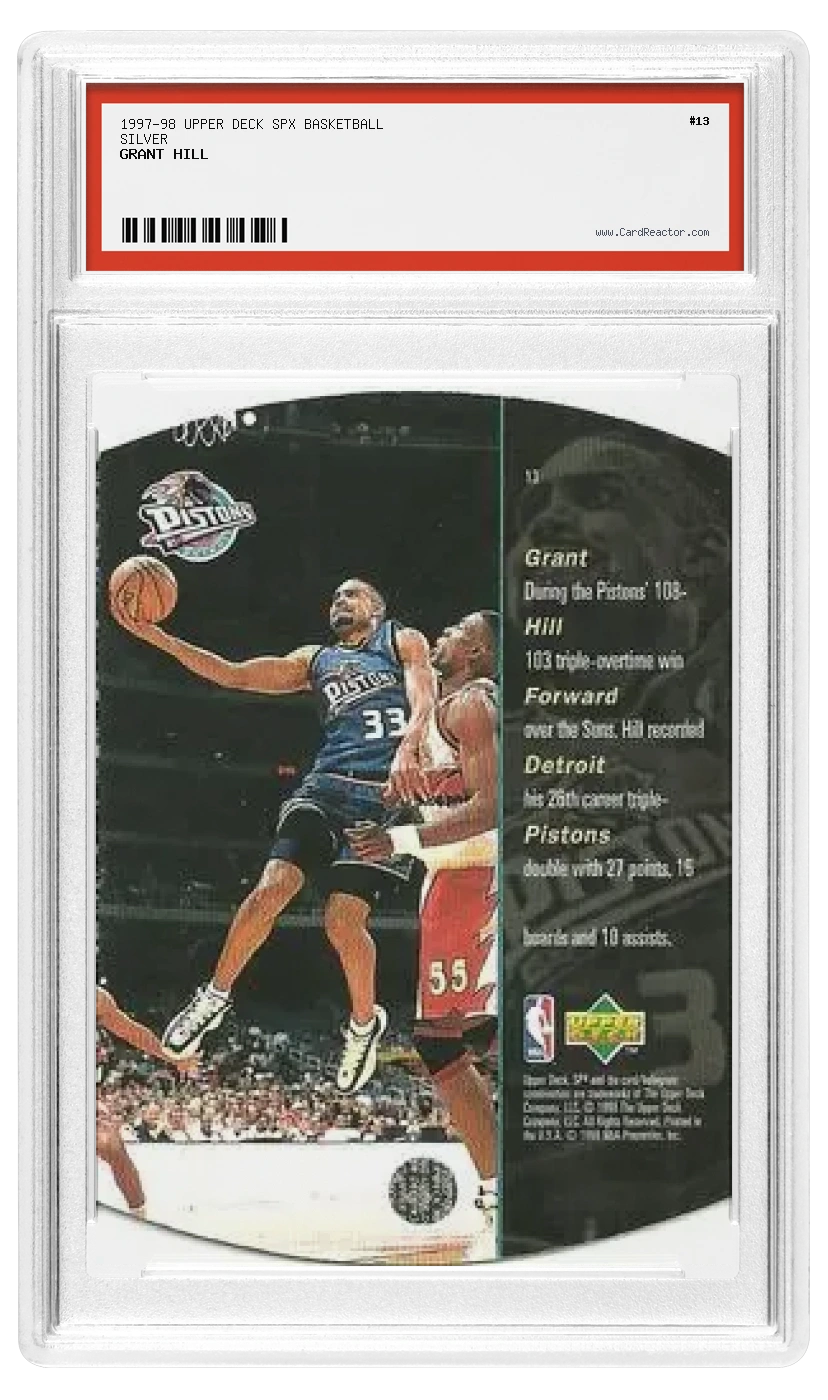 Verso de Grant Hill