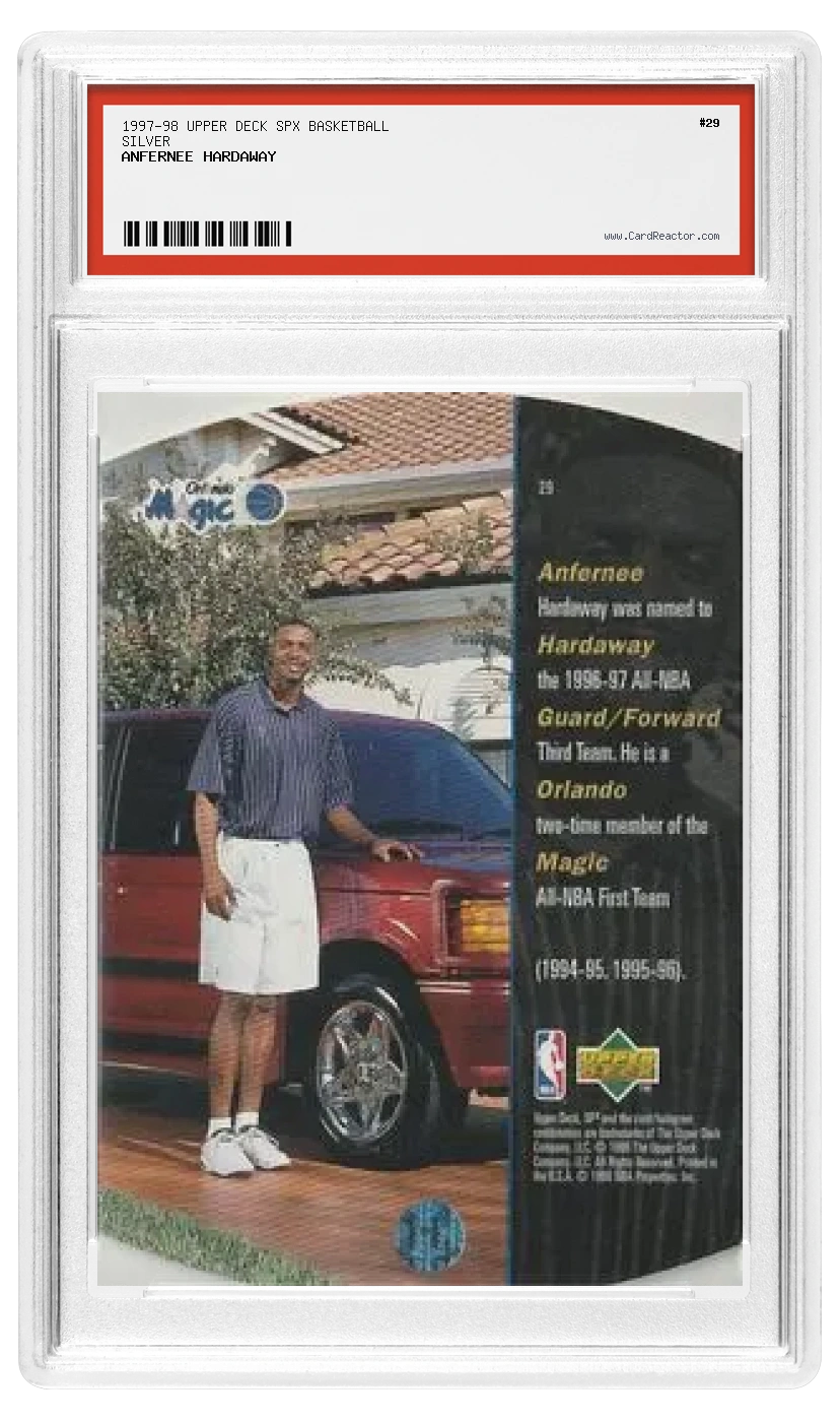Verso de Anfernee Hardaway