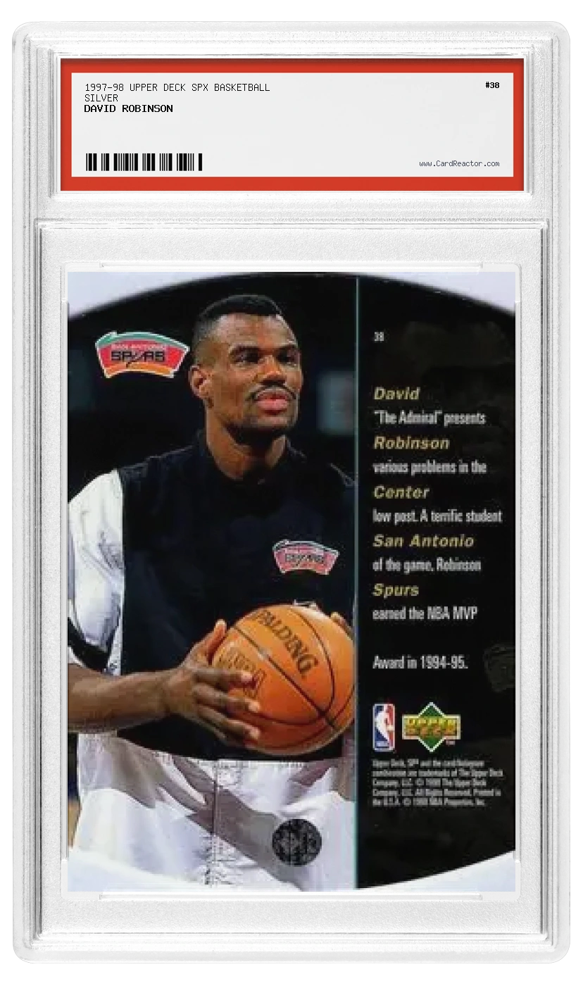 David Robinson 뒷면