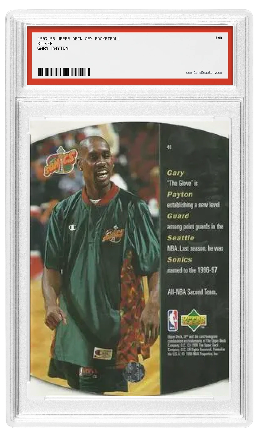 Gary Payton 背面