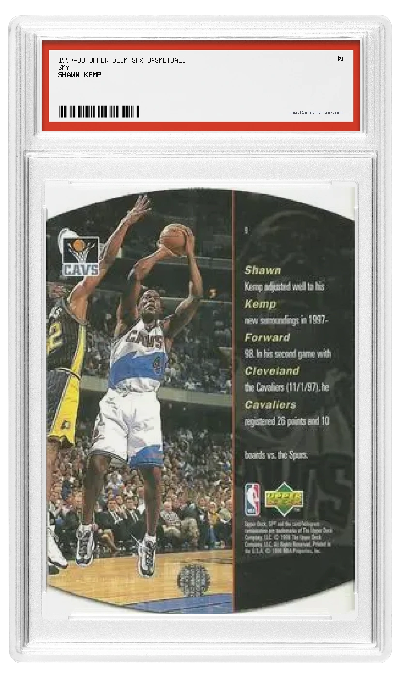 Verso de Shawn Kemp