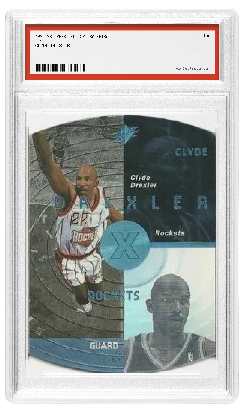 Frente de Clyde Drexler