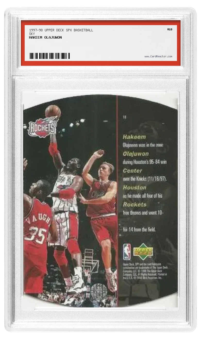 Verso de Hakeem Olajuwon