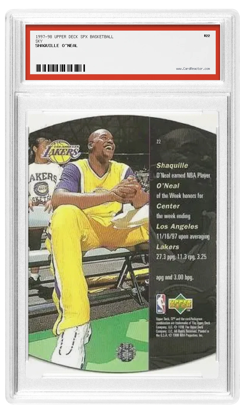 Shaquille O'Neal Rückseite