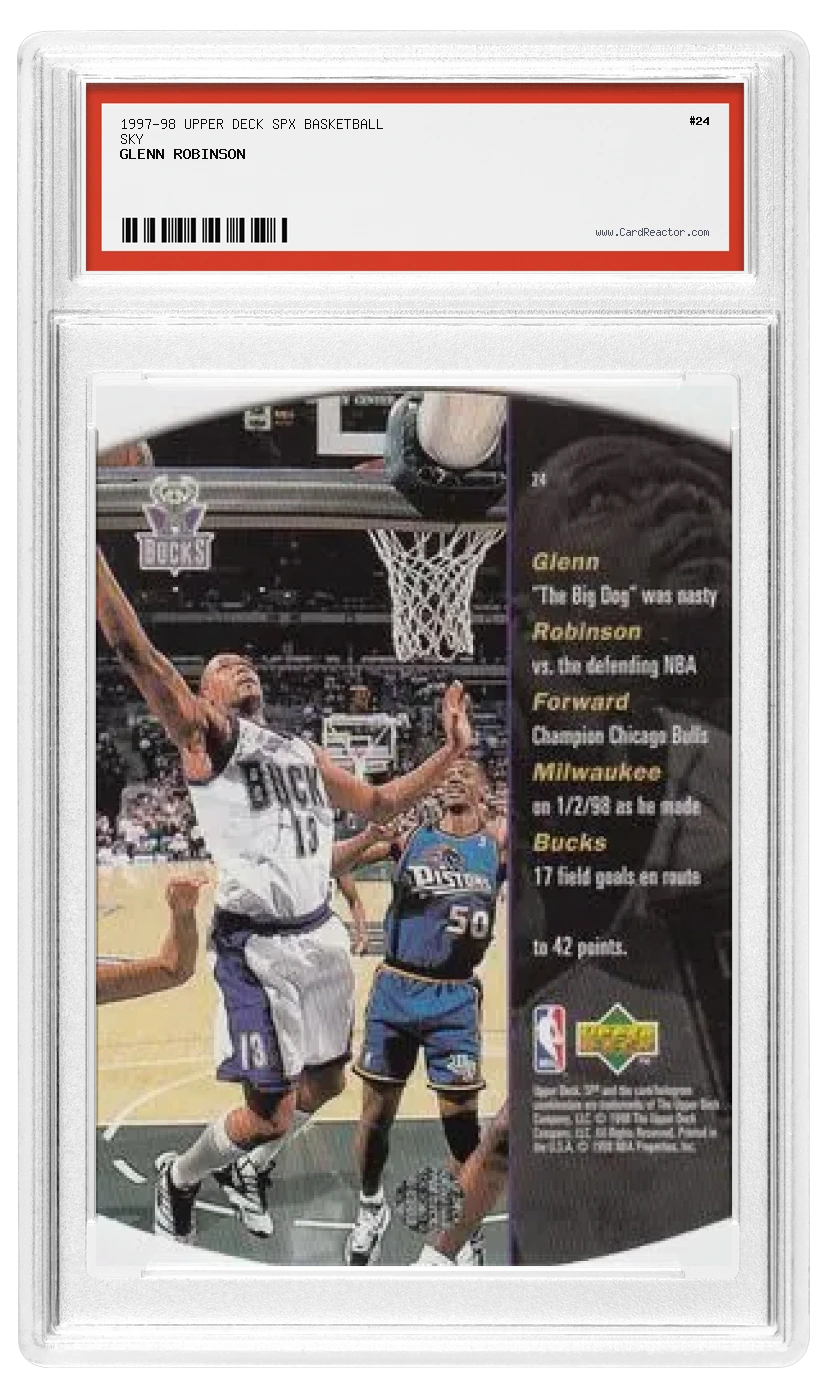 Glenn Robinson 뒷면