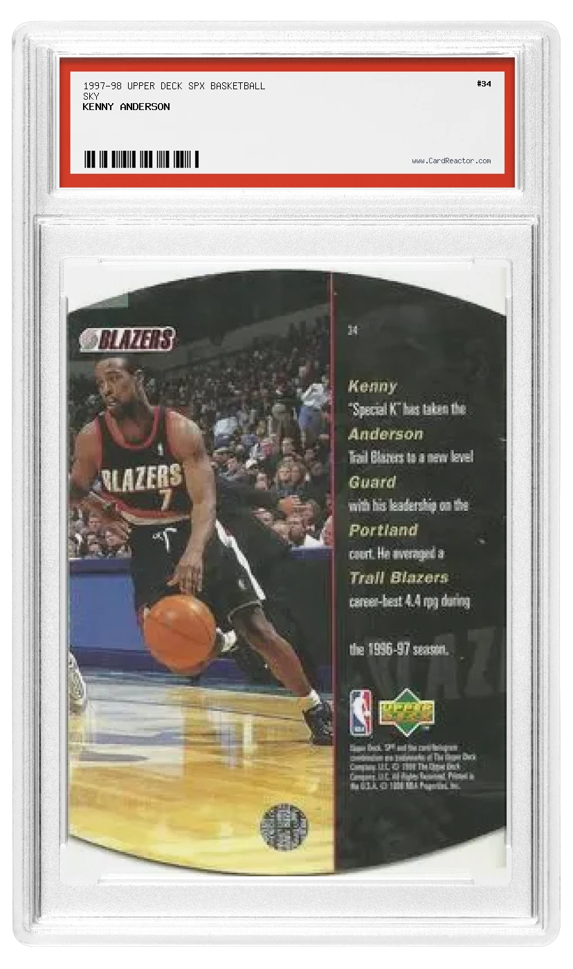 Verso de Kenny Anderson