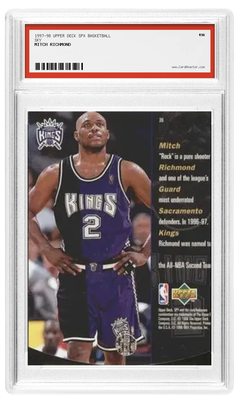 Mitch Richmond Rückseite