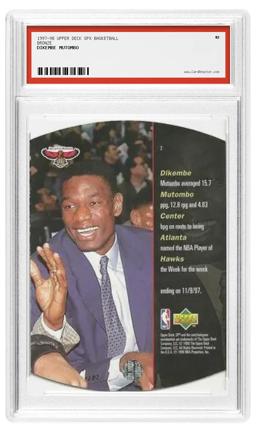 Dikembe Mutombo back