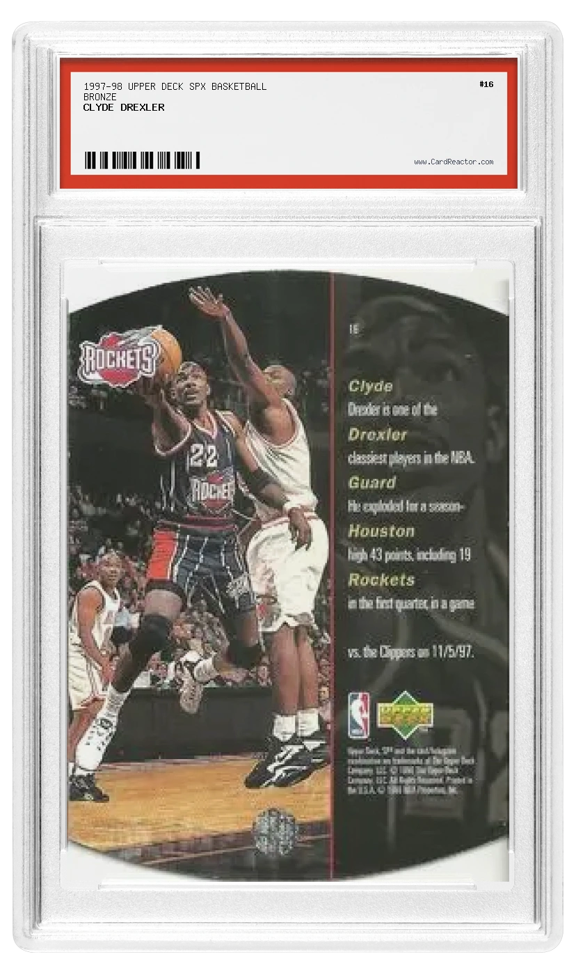 Verso de Clyde Drexler