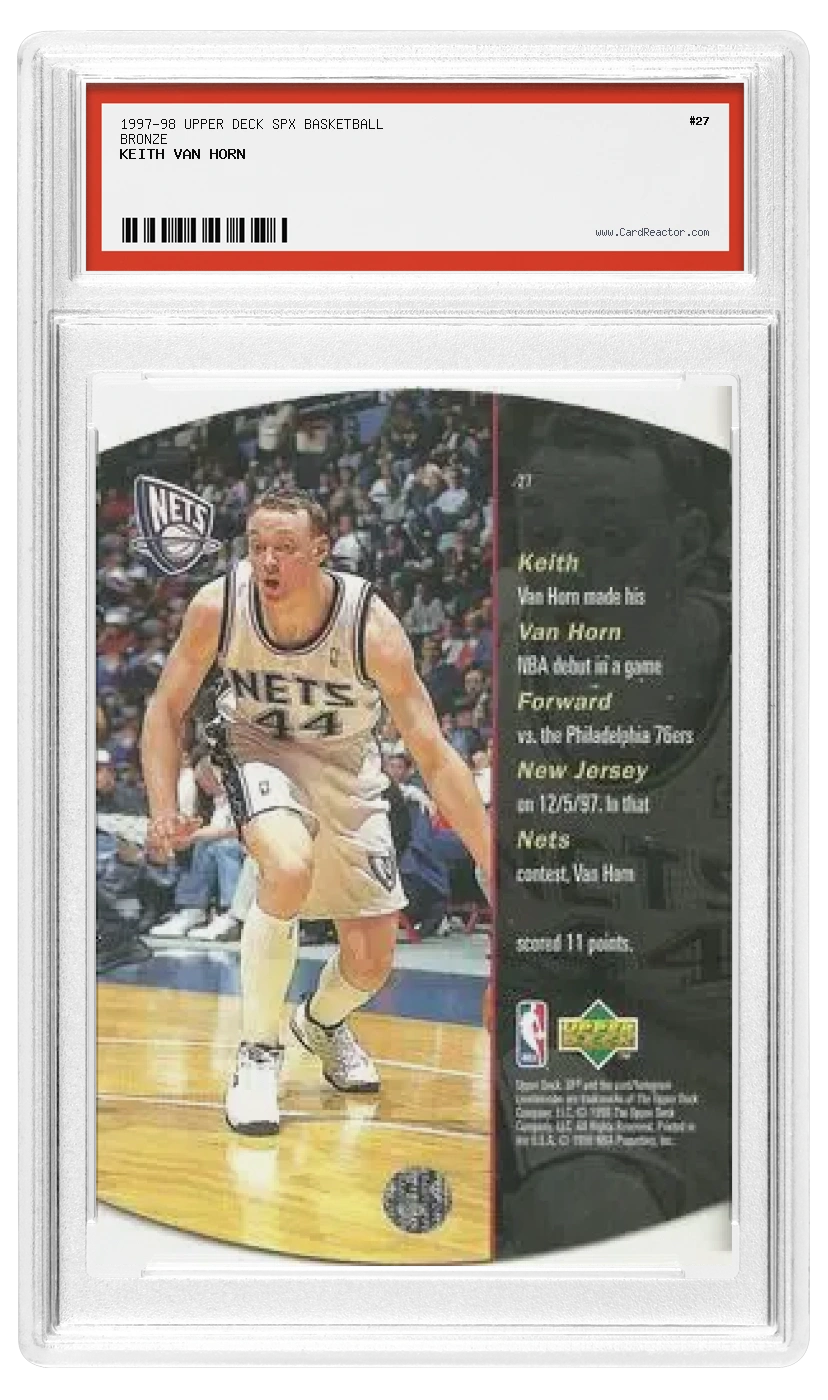 Reverso de Keith Van Horn