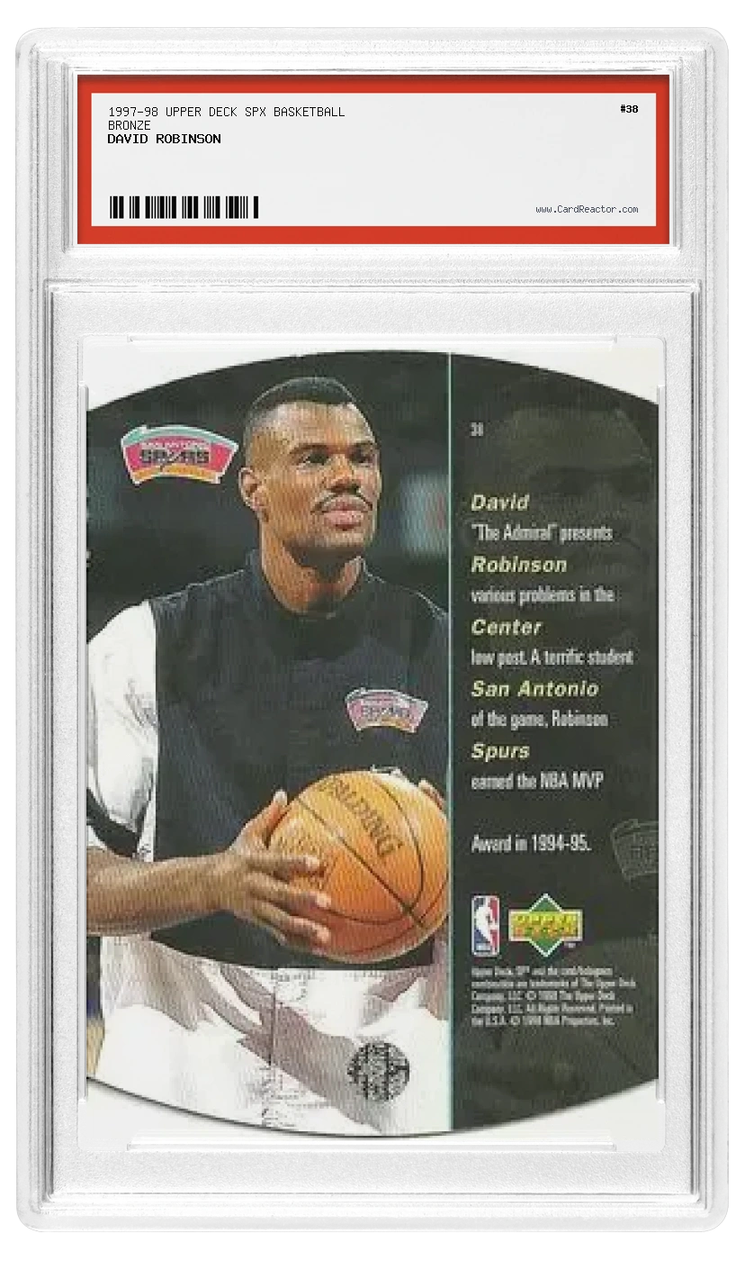 David Robinson 뒷면