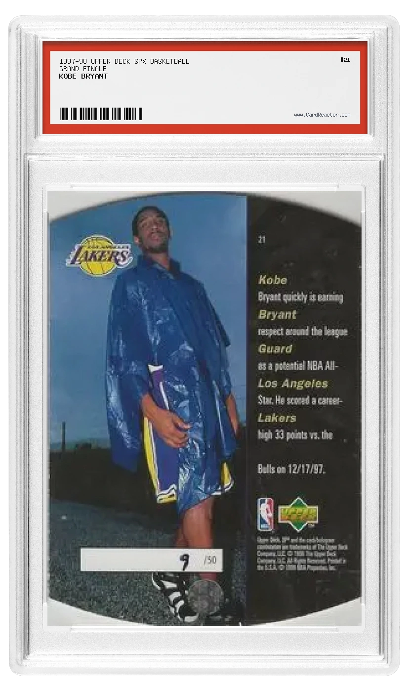 Verso de Kobe Bryant