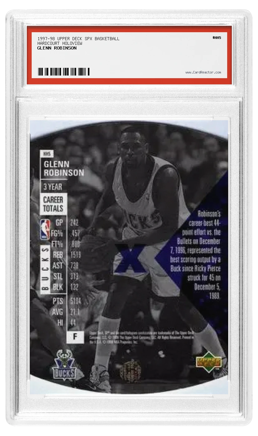 Verso de Glenn Robinson