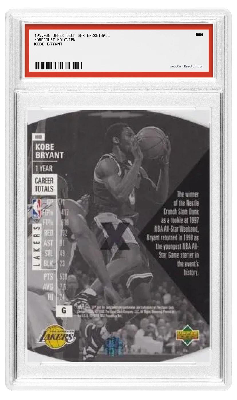 Verso de Kobe Bryant