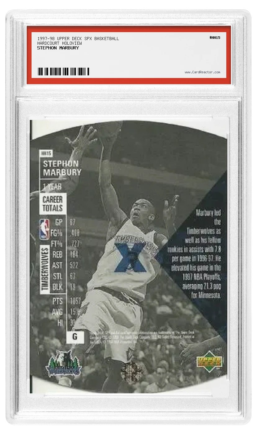 Verso de Stephon Marbury