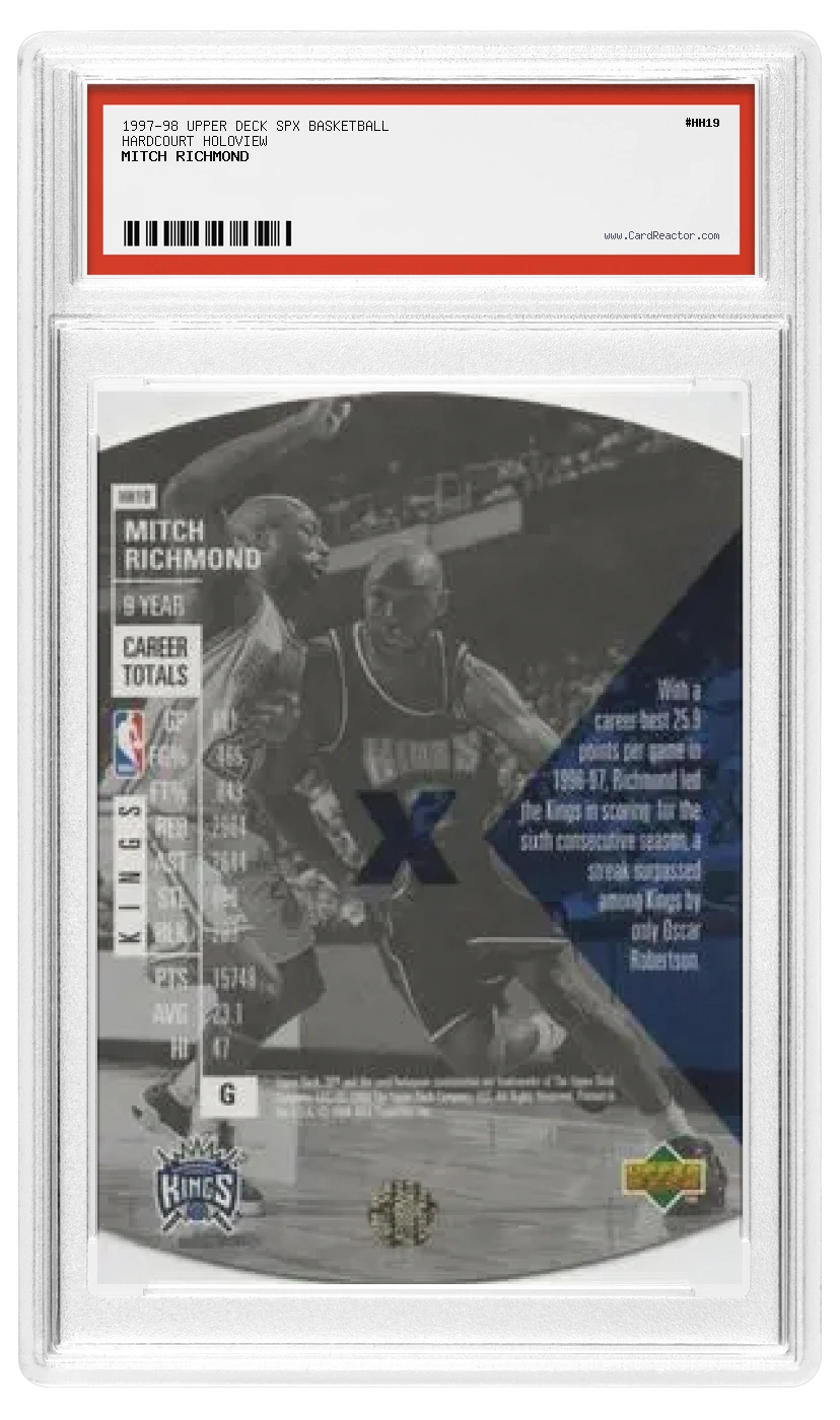 Reverso de Mitch Richmond