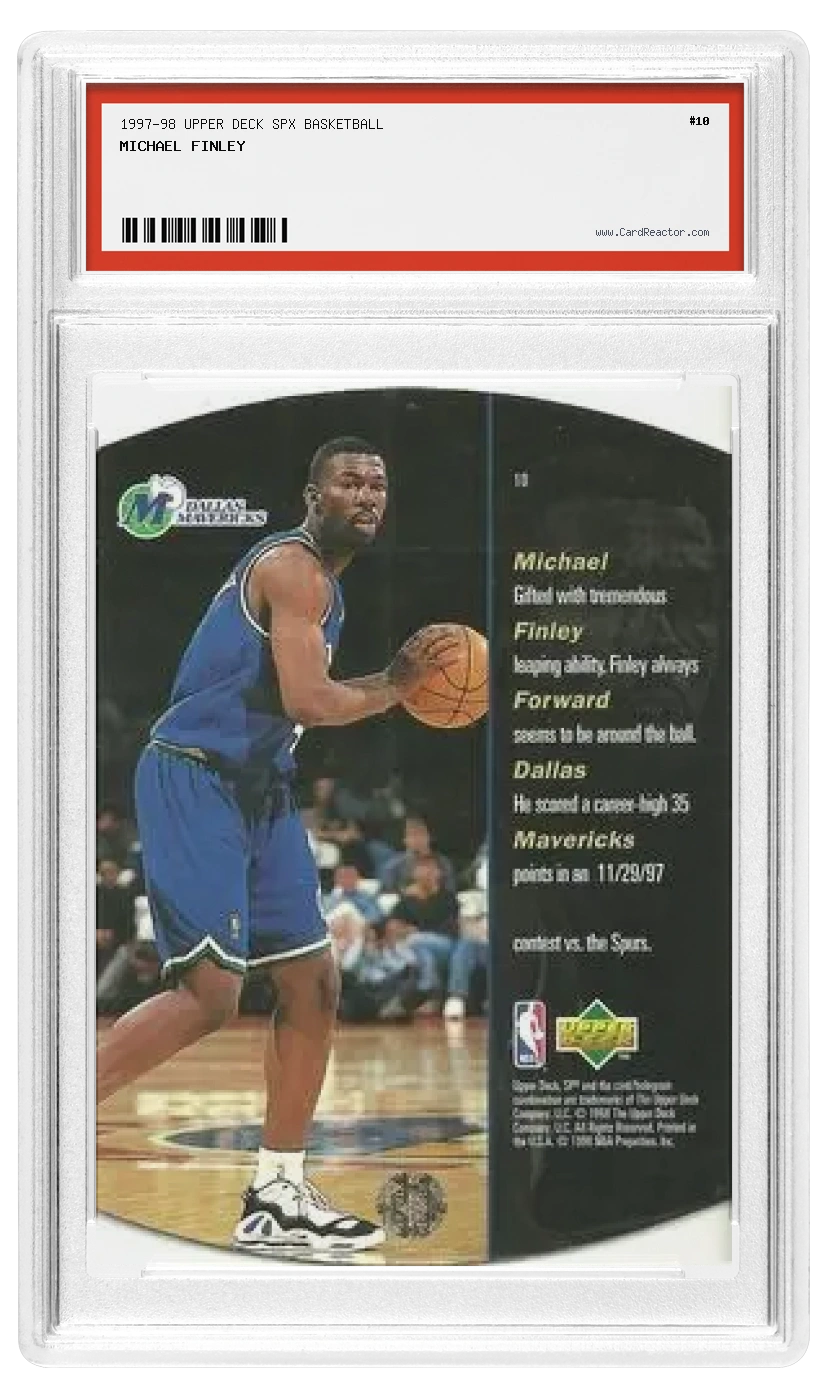Achterkant van Michael Finley